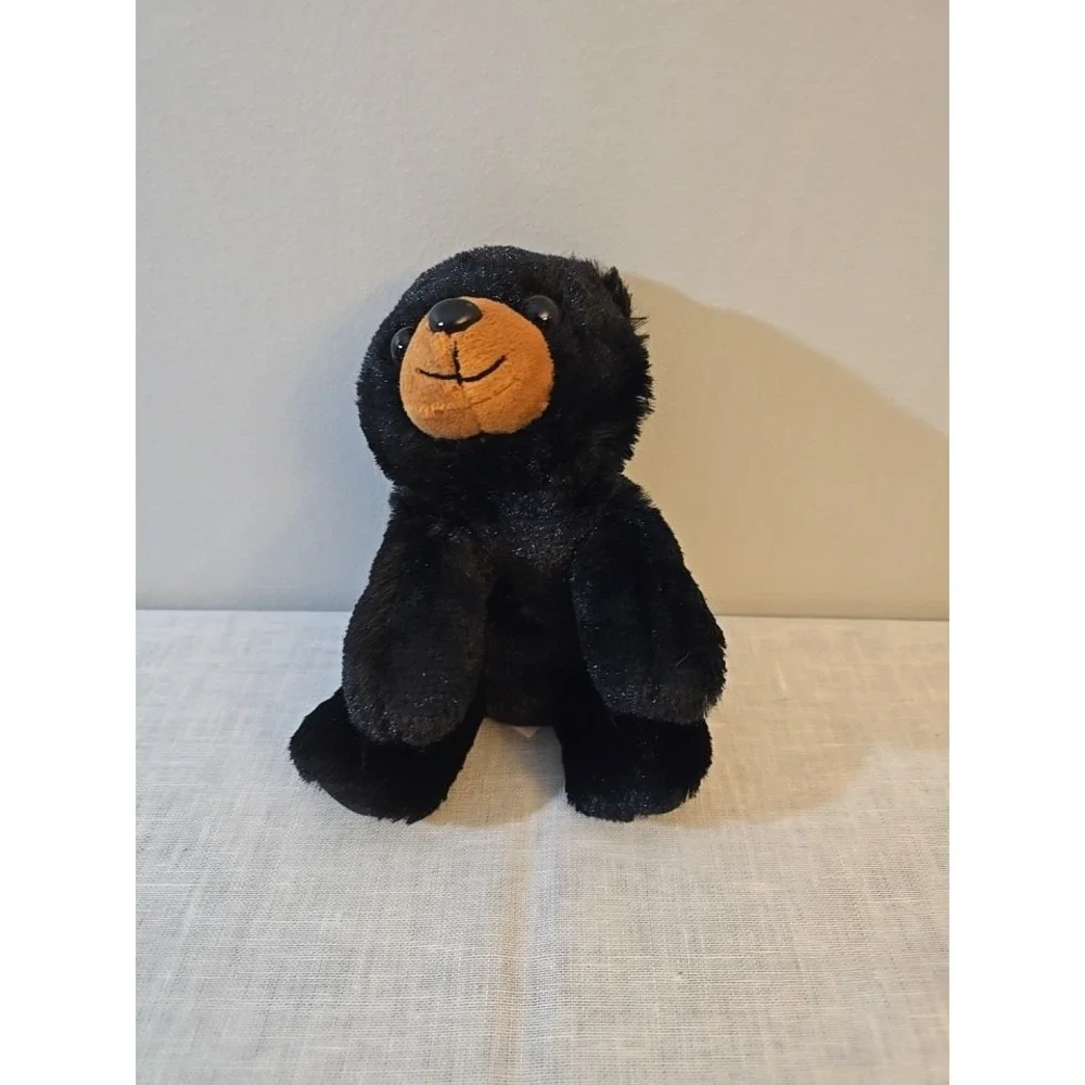 Wild Republic 7 Inch Black Bear Plush Animal Very Soft Cuddly Cute